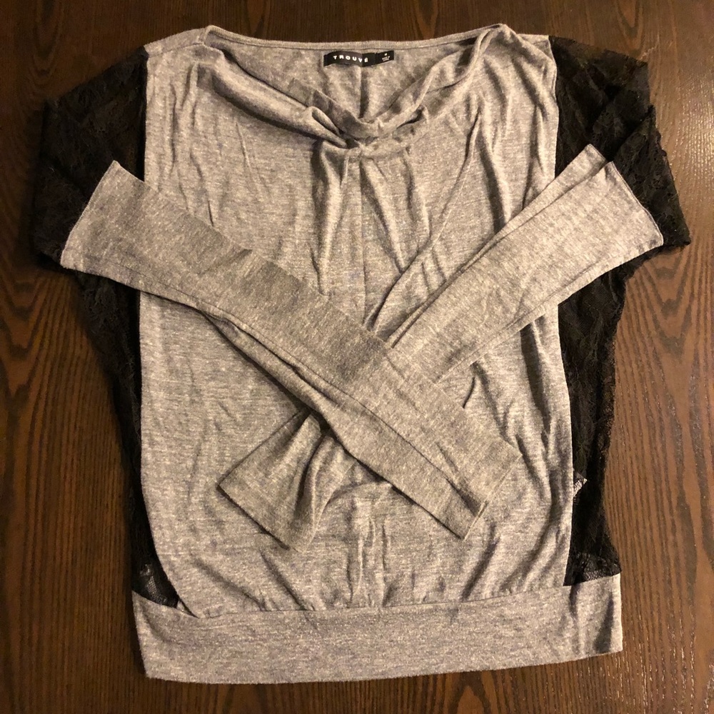Trouve (Nordstrom) Lace Detail Top